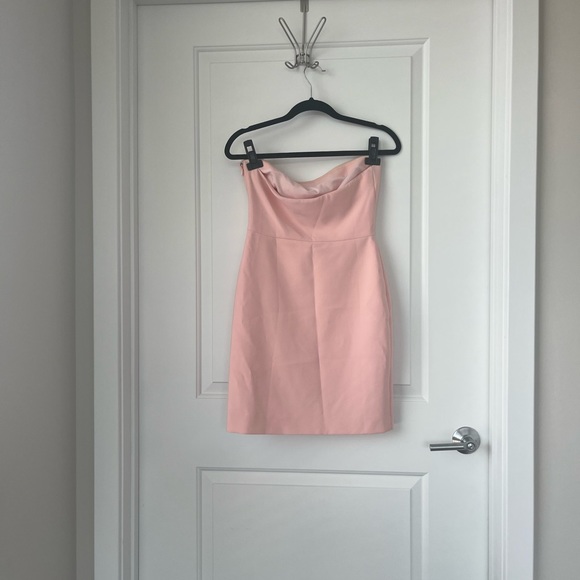 Likely Blush Pink Strapless Cocktail Dress - Picture 2 of 3